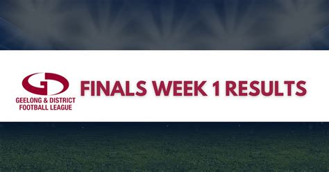 geelong and district football league|geelong football league results.